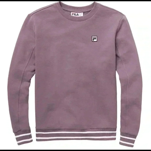 🆕Fila Ladies French Terry Crewneck Sweatshirt Lavender XXL🆕 - Picture 2 of 4
